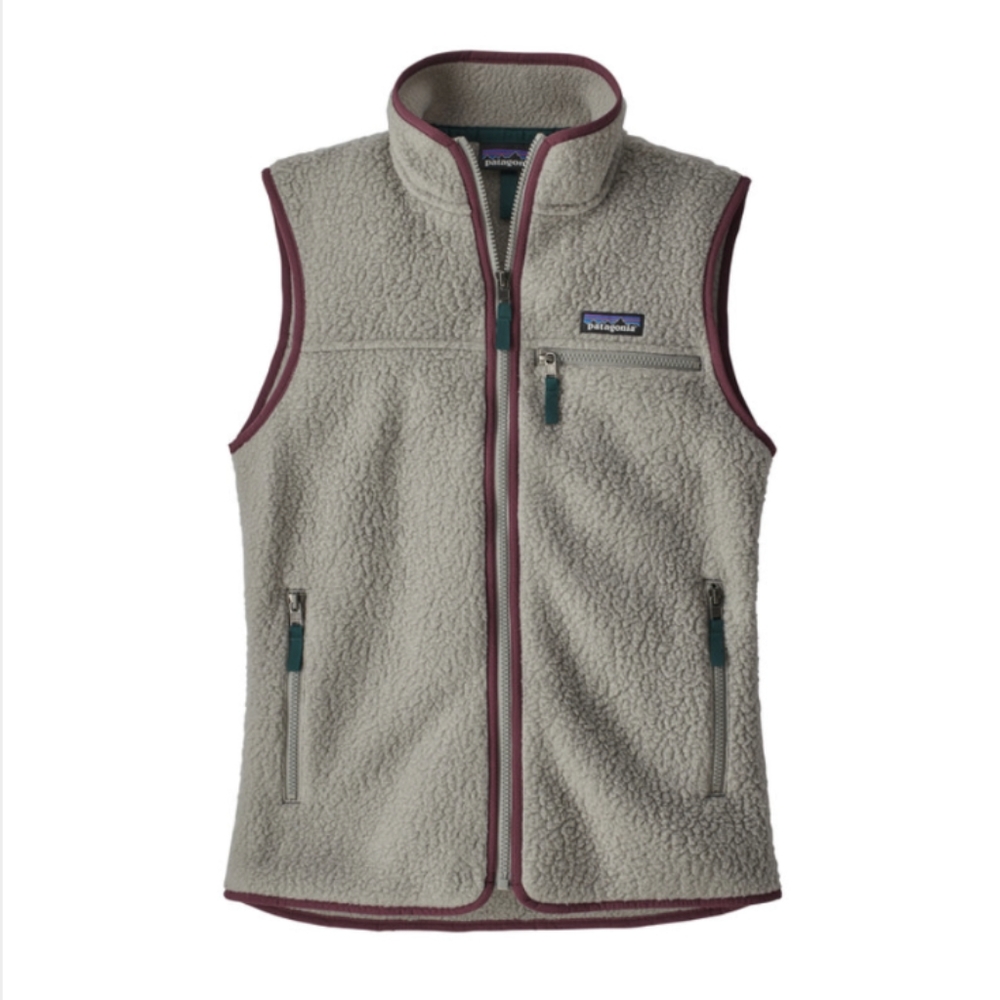 Patagonia W's Retro Pile Vest Women's Small Grey Purple Vest